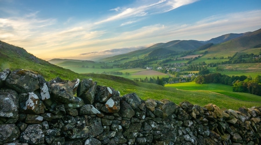 A countryside landscape