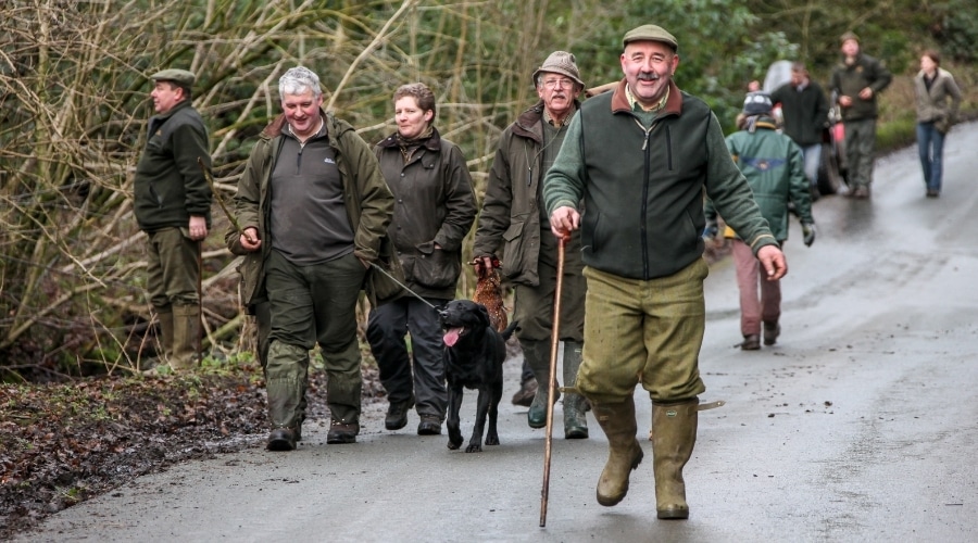 A group of game shooters