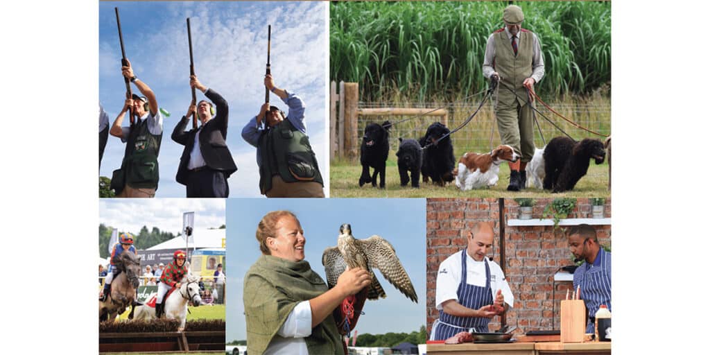 Collage of Game Fair images