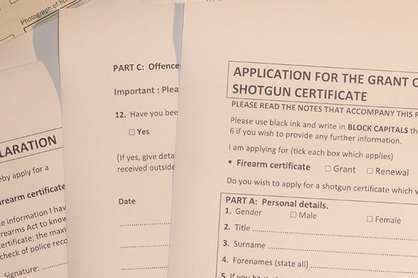 Shotgun renewal certificate