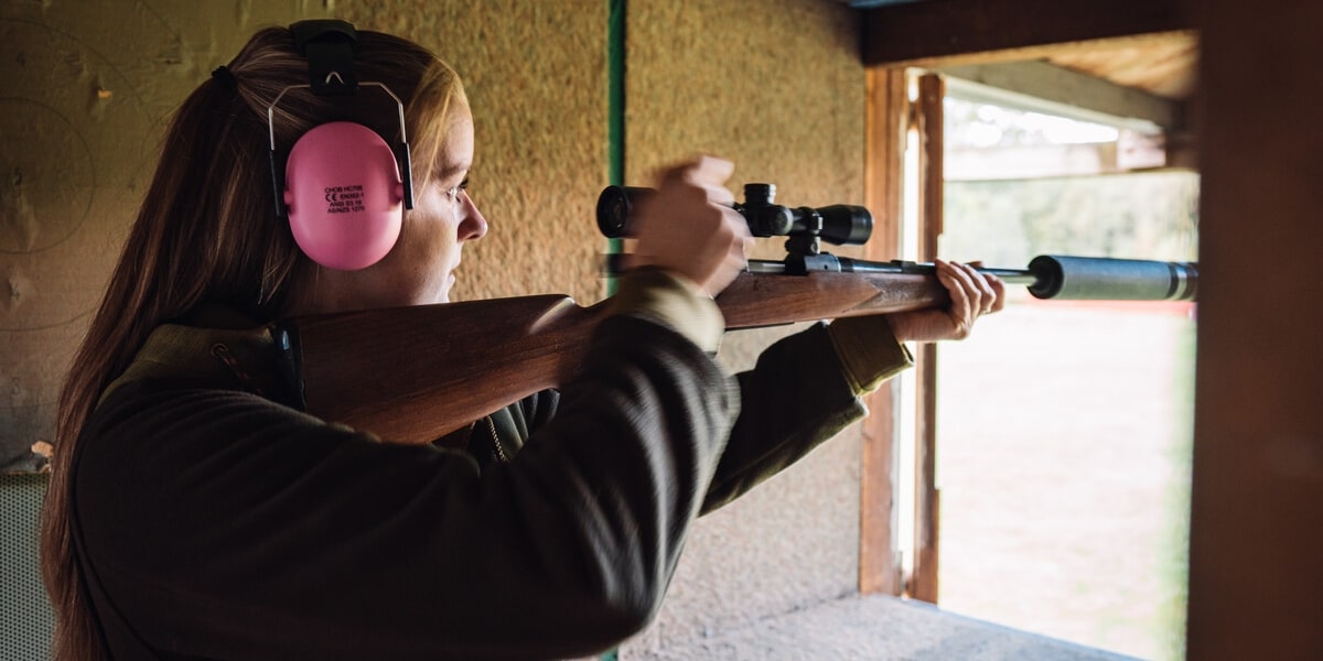 Bisley women in shooting