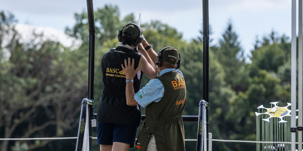 Shotgun coach at the Game Fair