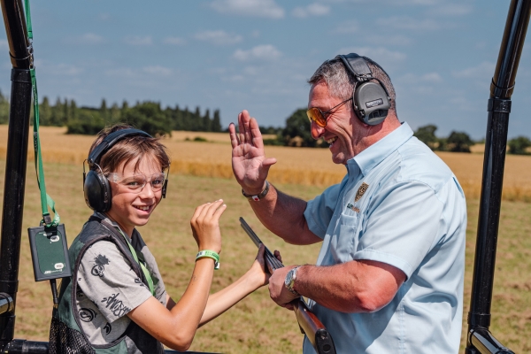 Richard Fussell with Scout