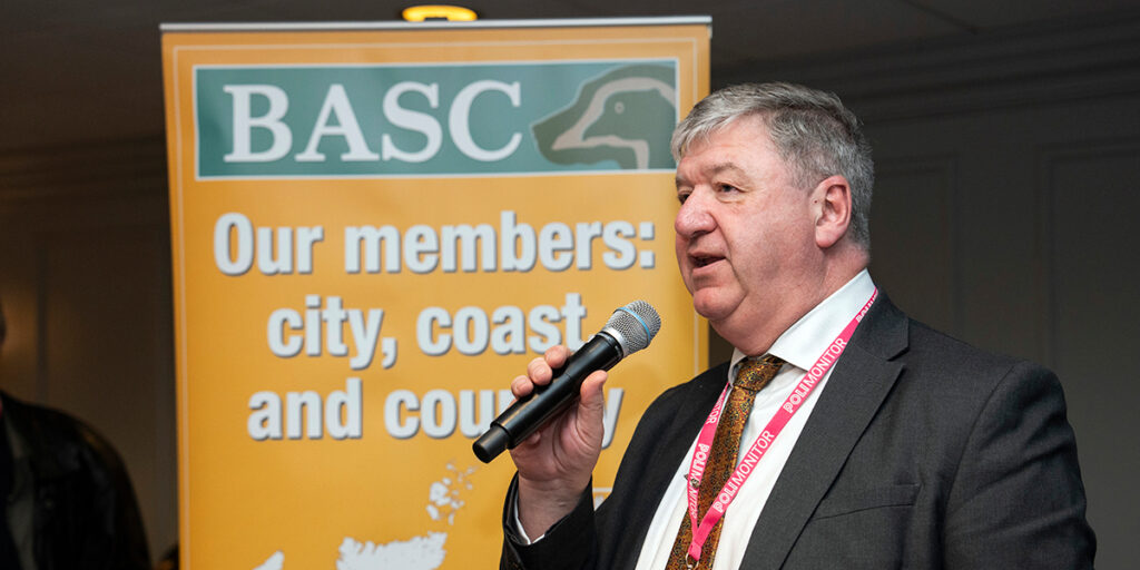 Alistair Carmichael speaking at conference