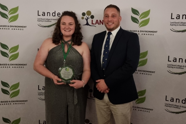 Land-based and Environment Learner Awards winner