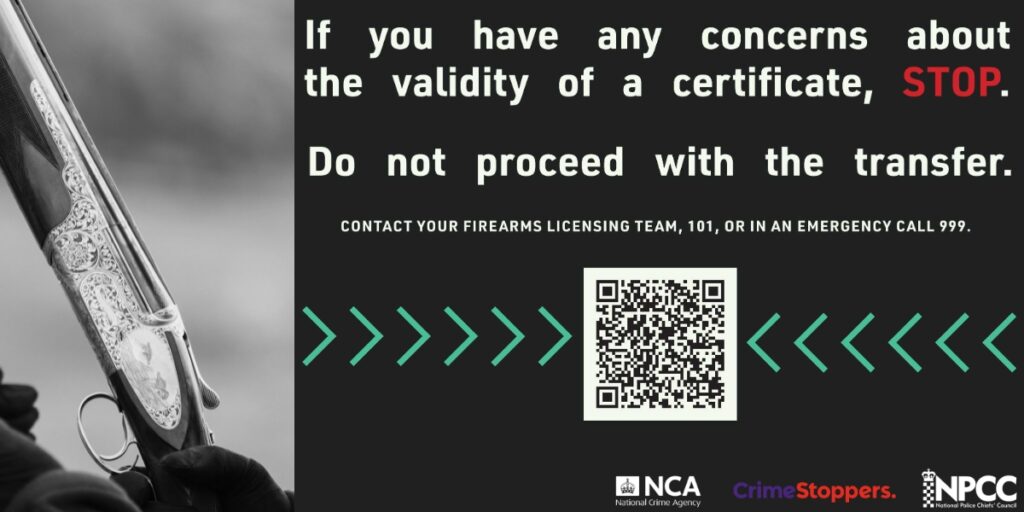 firearm certificate fraud campaign