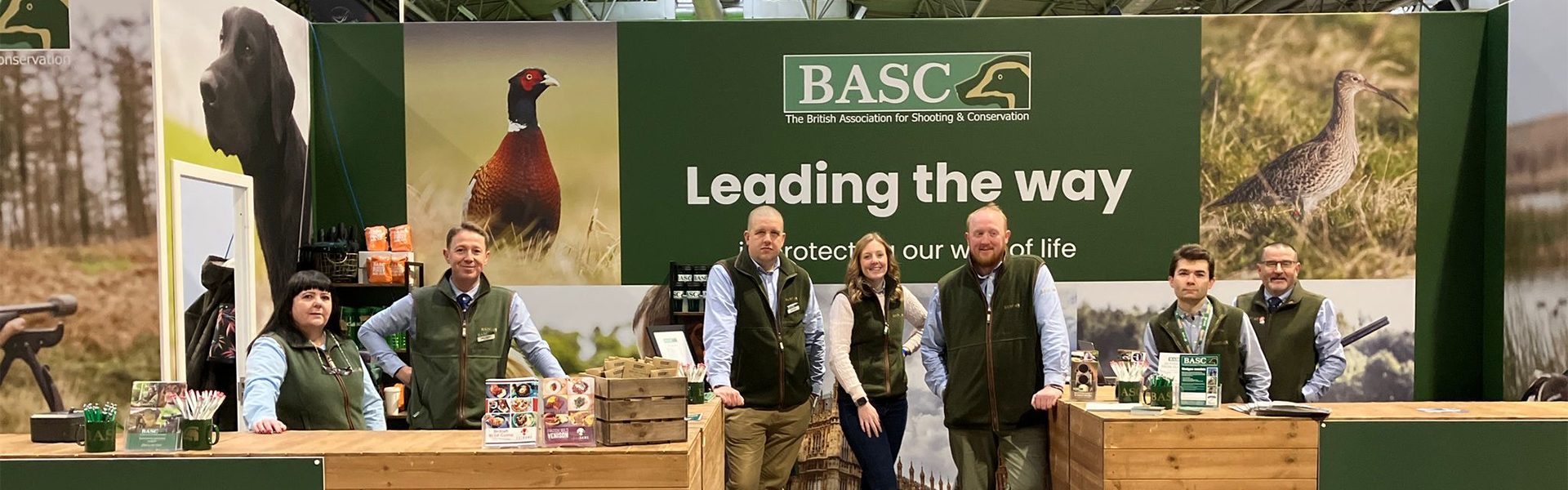 BASC staff at the British Shooting Show