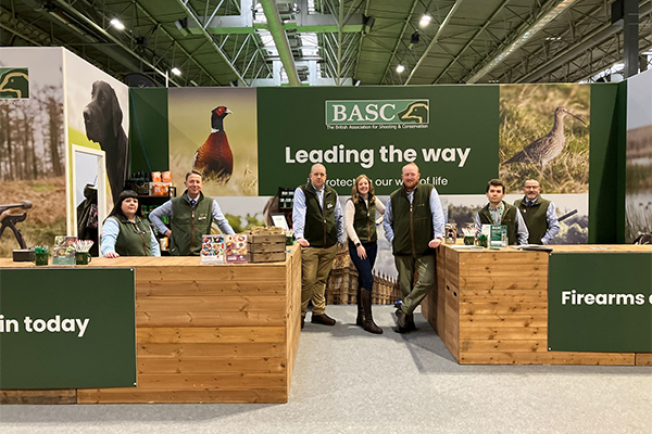 BASC staff at the British Shooting Show