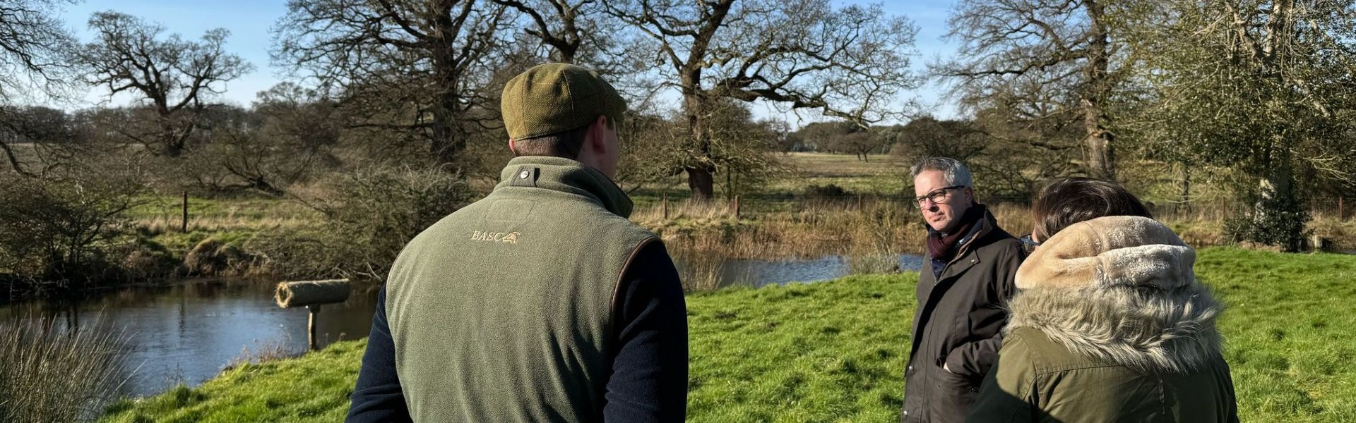 James Wild MP visits shoot