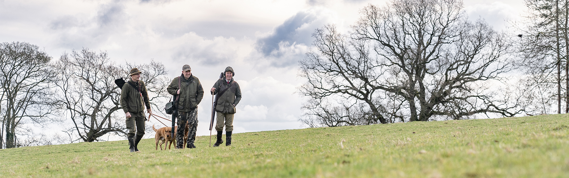 Game shooters with a gundog