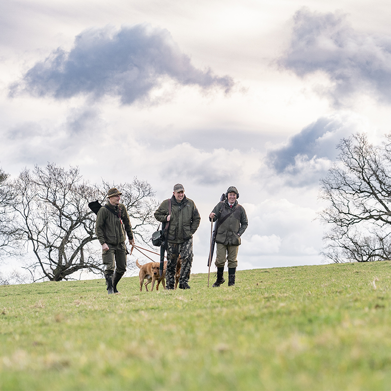 Game shooters with a gundog