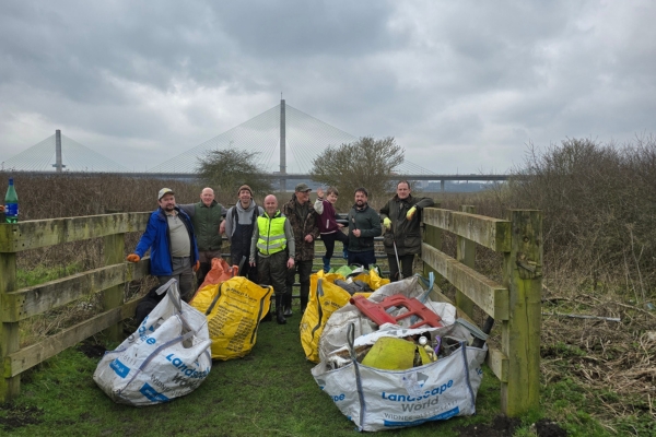 Frodsham Wildflowers litter pick
