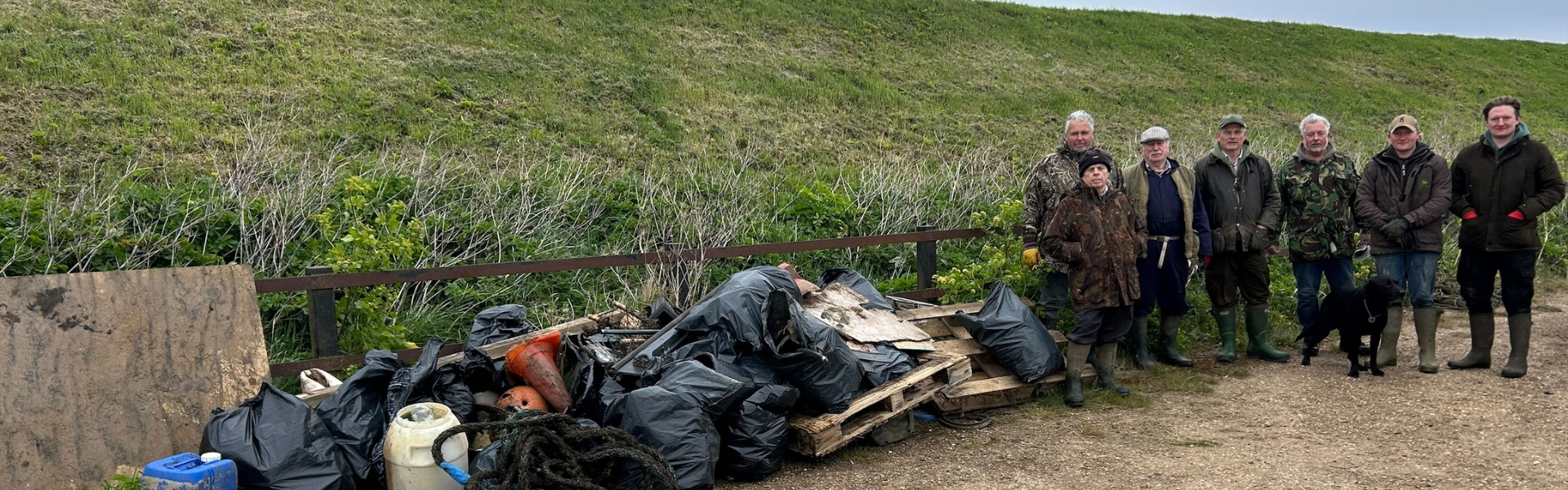 Fenland Wildfowlers litter pick