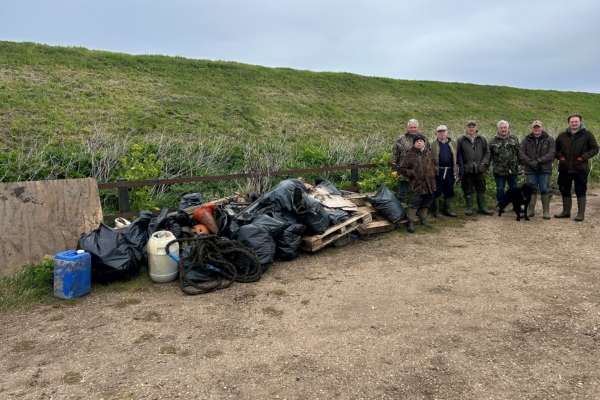 Fenland Wildfowlers litter pick