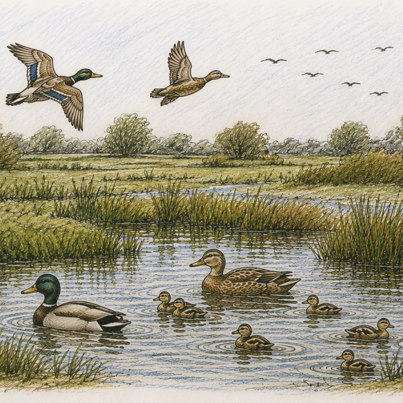 Wildfowl habitat management