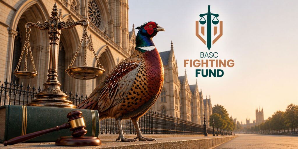 Pheasant on justice steps